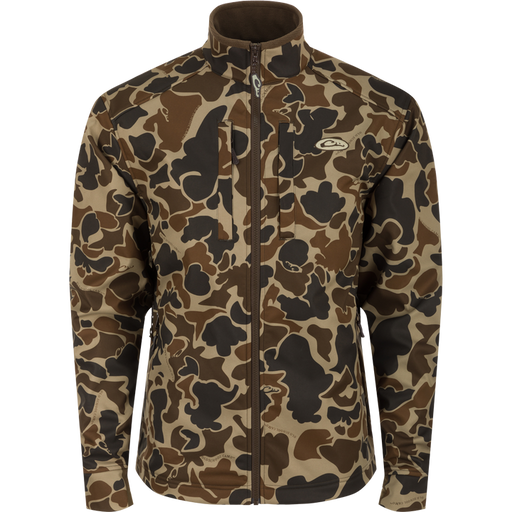 Drake Camo Windproof Softshell Jacket