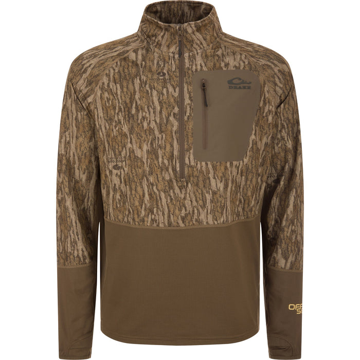 Drake EST Offset 1.0 Half Zip Pullover