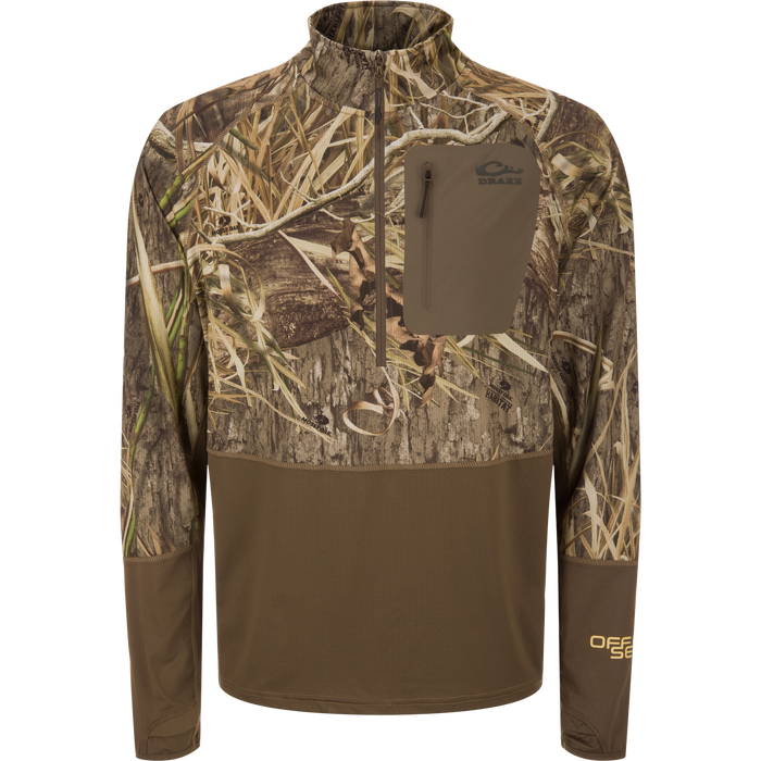 Drake EST Offset 1.0 Half Zip Pullover