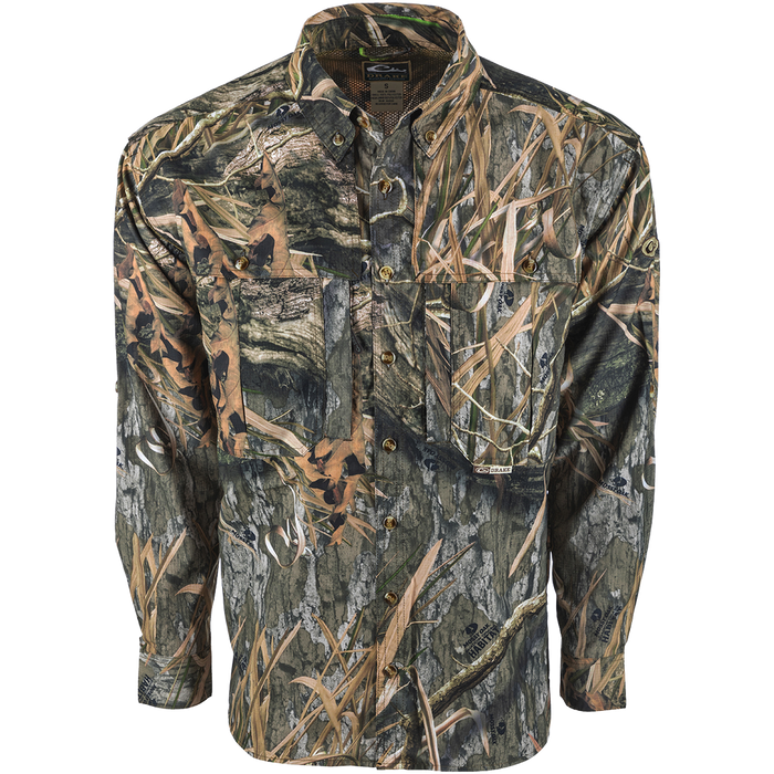 Drake EST Camo Flyweight Wingshooter's Long Sleeve Shirt