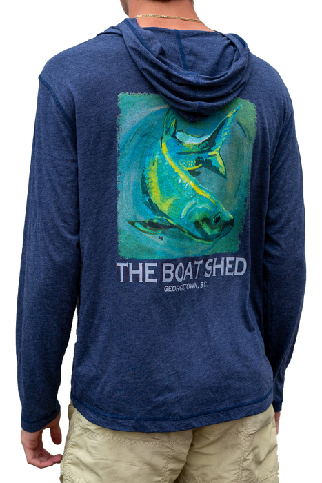 The Boat Shed "Silver King" Hooded Sun Shirts