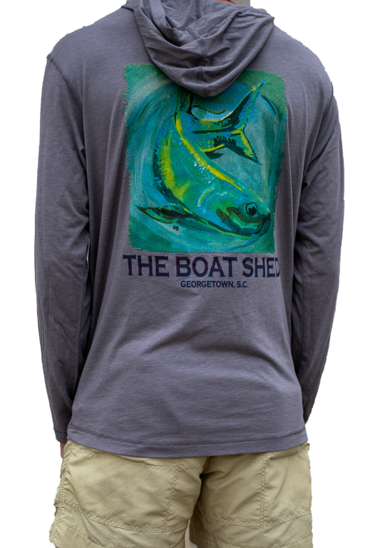 The Boat Shed "Silver King" Hooded Sun Shirts