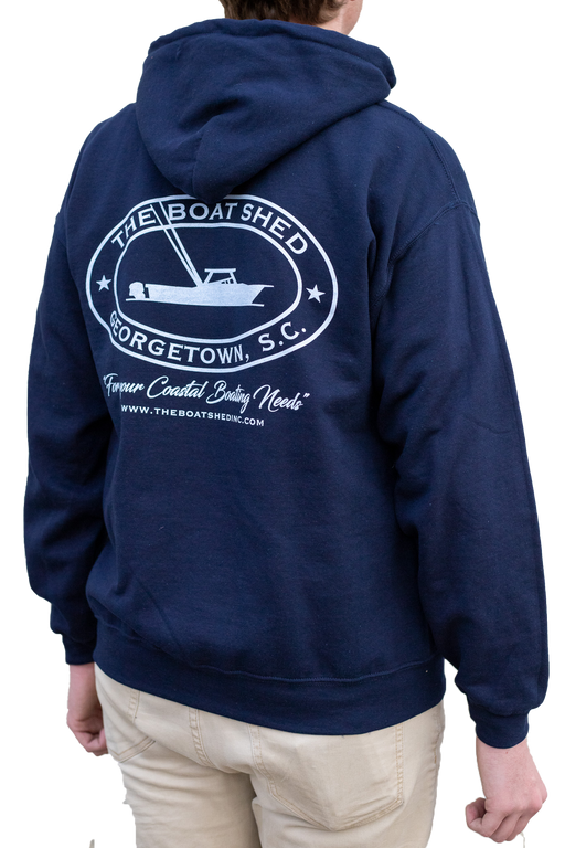 The Boat Shed Logo Hooded Sweatshirt