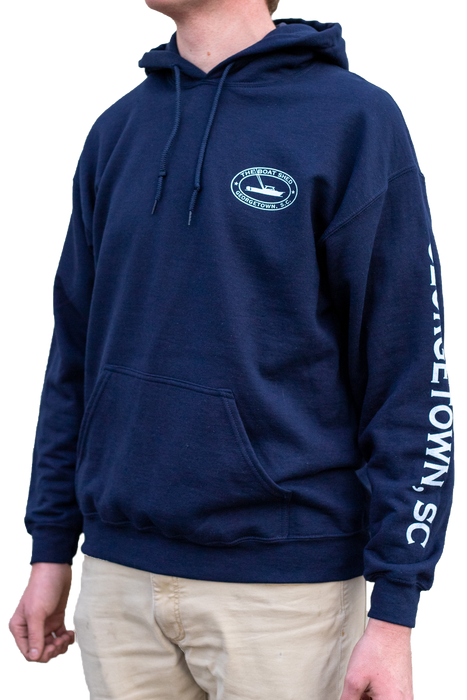 The Boat Shed Logo Hooded Sweatshirt