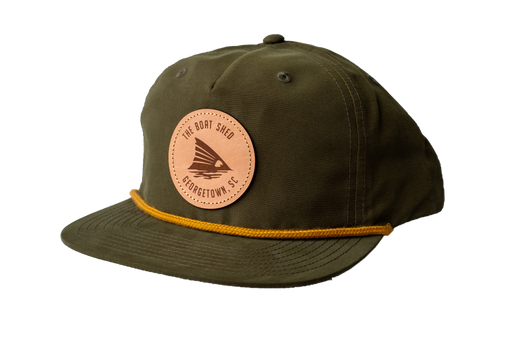 Redfish Patch Rope Hat - Loden/ Gold