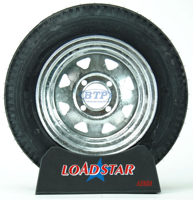 Load Star Tire and Rim Assembly: 4.80/12-8 B/4H
