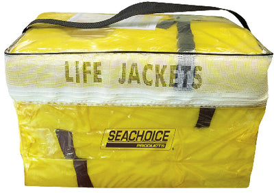 Seachoice Yel Adlt Life Vest 4Pak W/Bag - 50-86010 50-86010