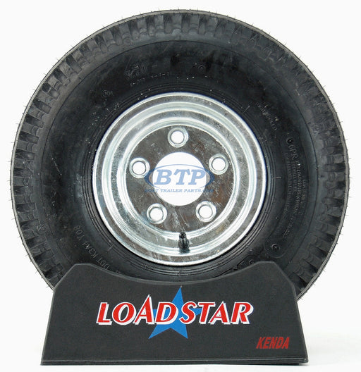 Load Star Tire and Rim Assembly: 4.80/4.00-8 B/5H
