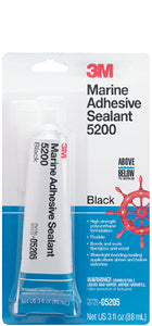 3M Marine 5200 Sealant Black 3 Oz - 71-05205 71-05205