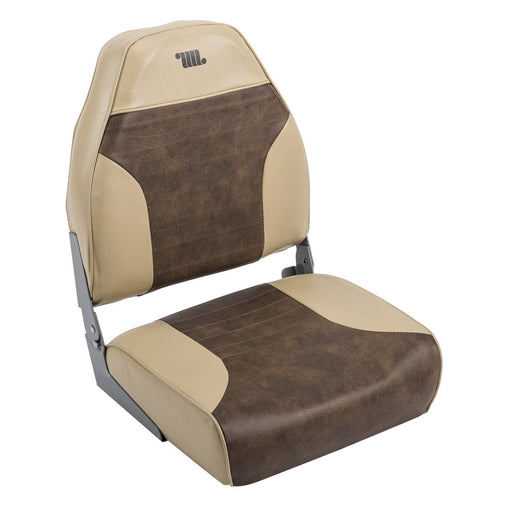 Wise Sand/Brown High Back Fishing Seat
