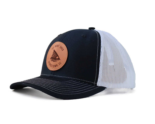 Leather Redfish Patch Hat