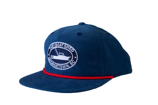 The Boat Shed "Patriotic" Logo Rope Hat