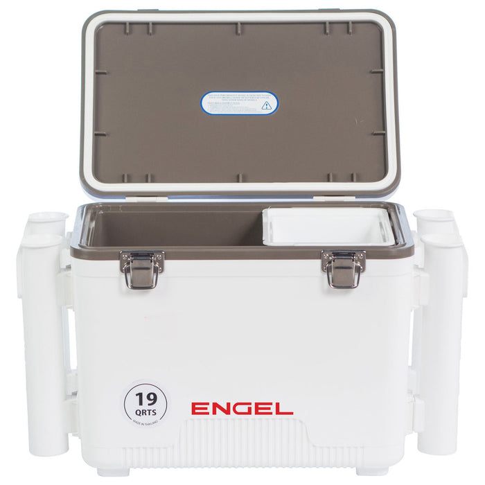 Engel 19 Dry Box and Cooler with Rod Holders