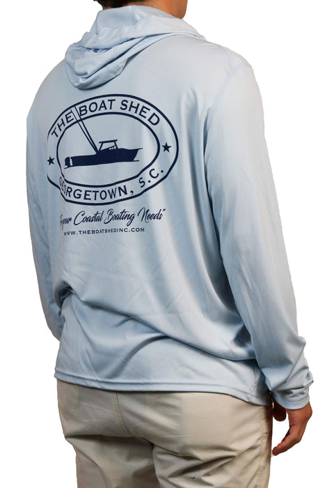The Boat Shed Hooded Performance Shirts