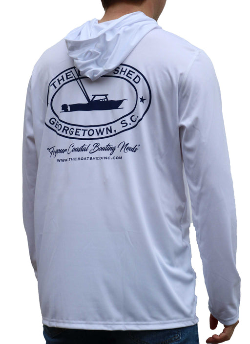The Boat Shed Hooded Performance Shirts