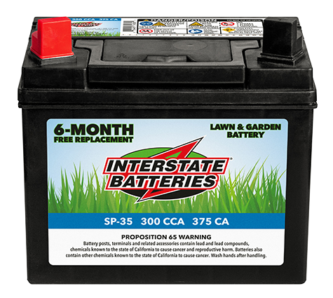 Interstate Lawn Mower Battery